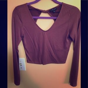 Super Cute Long Sleeve crop top